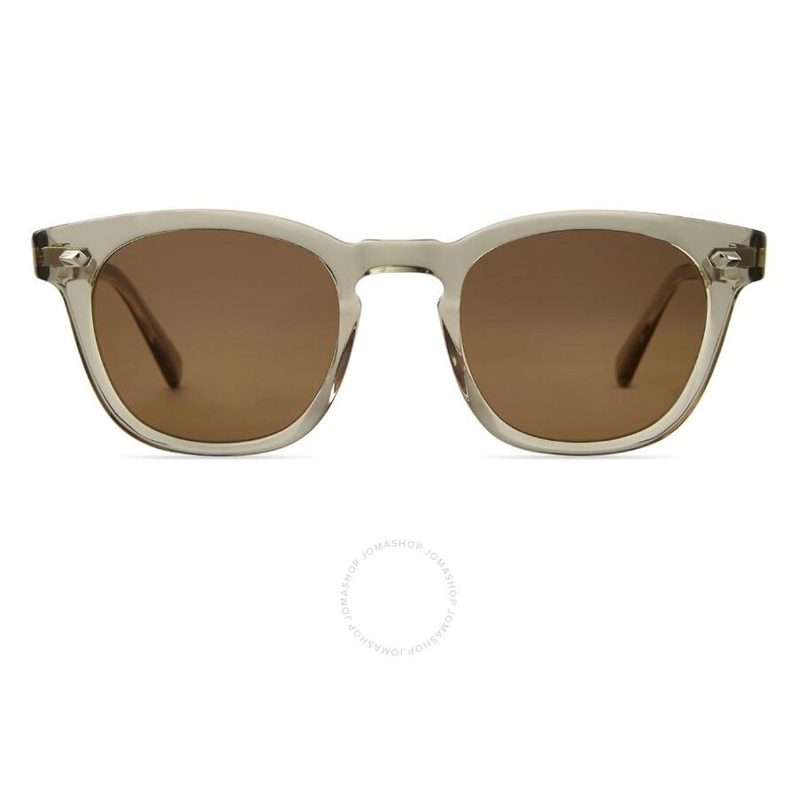 Mr. Leight HANALEI S Kona Brown Oval Sunglasses ML2022 OI-WG/KONBRN 45