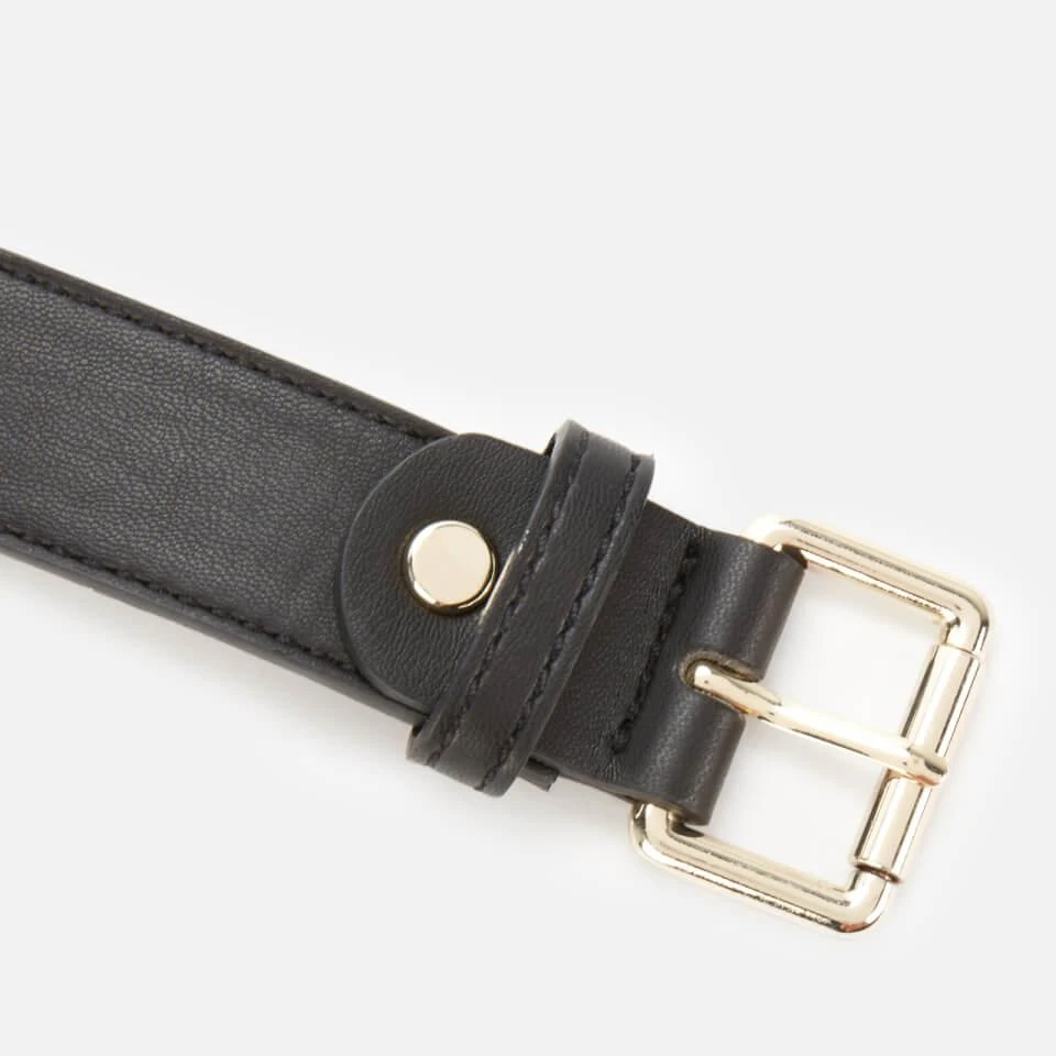 Mario Valentino Valentino Women's Emma Winter Belt - Black 5