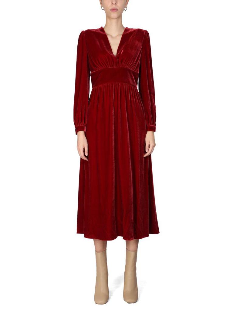 Boutique Moschino Boutique Moschino Panné Velvet Dress