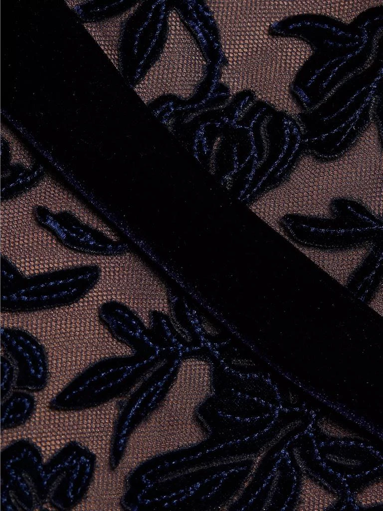 MARCHESA Velvet Lace Cocktail Dress 7