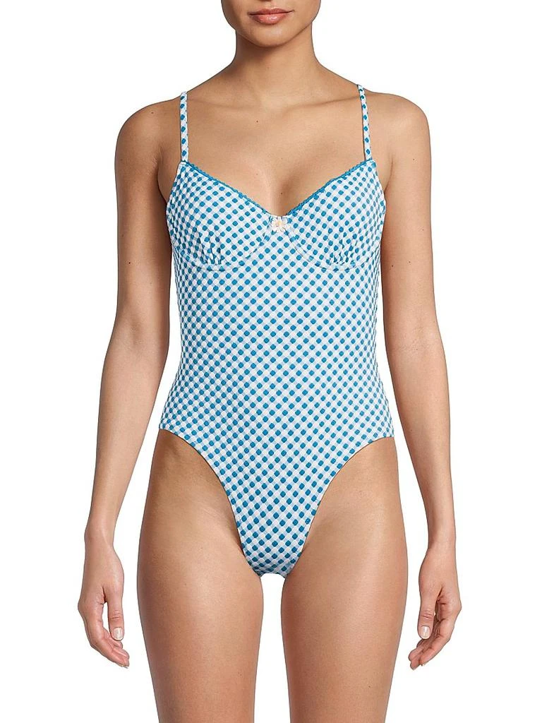 Solid & Striped The Taylor Gingham One-Piece Swimsuit 3