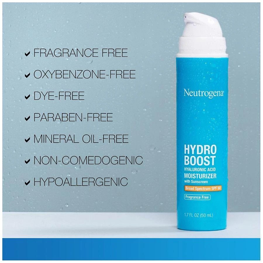 Neutrogena Hydro Boost SPF 50 Hyaluronic Acid Moisturizer 5