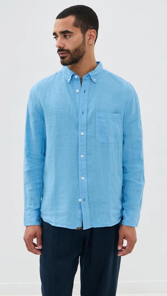 Billy Reid Tuscumbia Linen Shirt 6