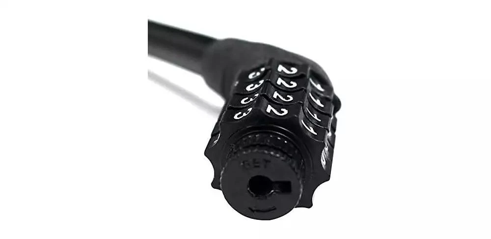 BATFOX Bike Lock with 4-Digit Adjustable Combination Cable , 2Ft x 1/2 Inch 4