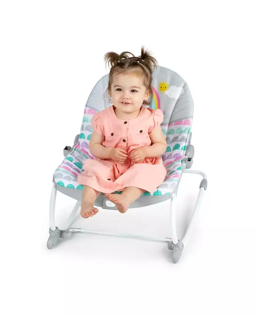 Bright Starts Rosy Rainbow™ Infant to Toddler Rocker 6