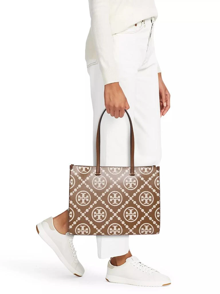 Tory Burch T Monogram Leather Tote 2