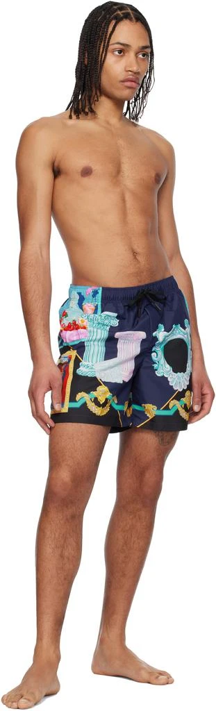 Versace Multicolor Versace Gallery Swim Shorts 4