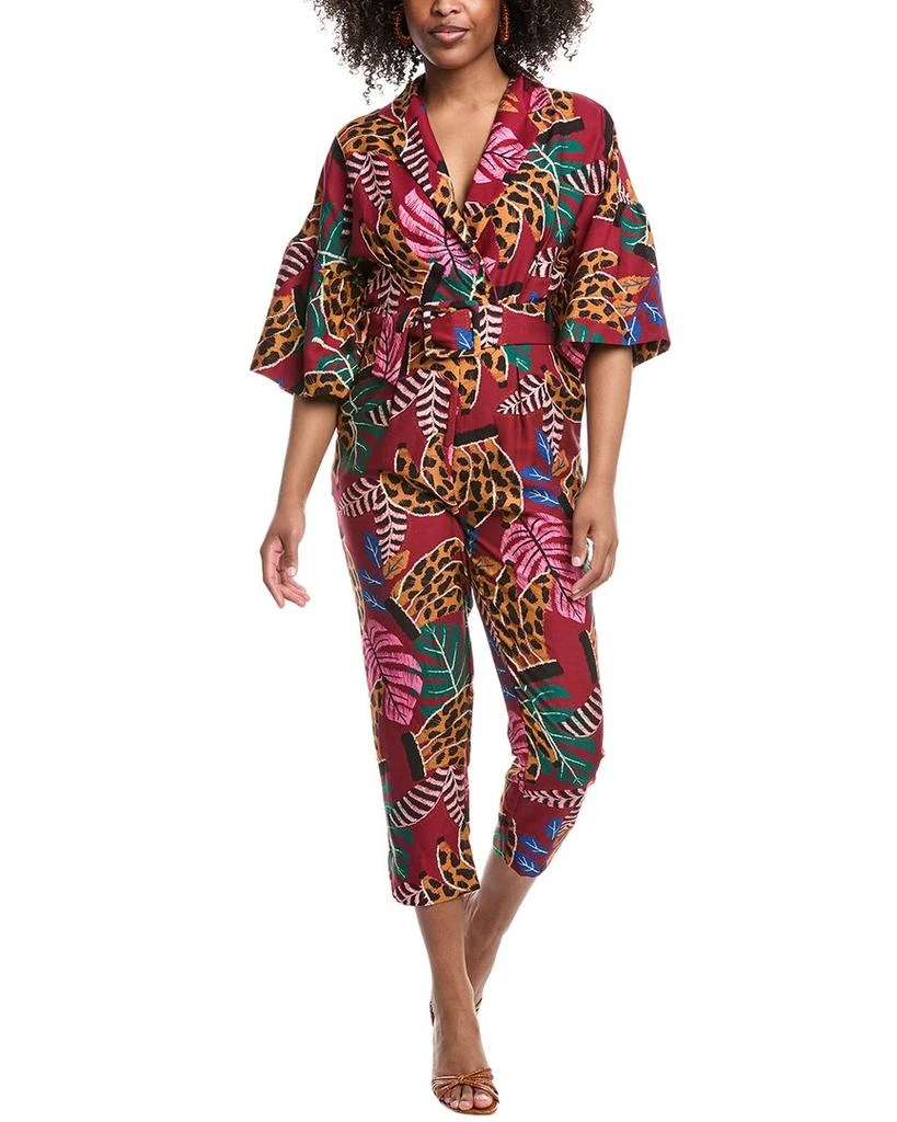 Farm Rio Embroidered Bananas Jumpsuit 1