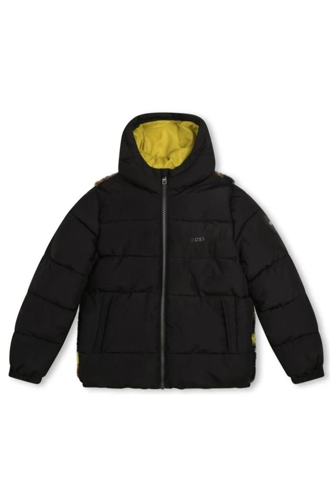 Hugo Boss Boss Hugo Boss Hooded Fleece-Panel Down Jacket