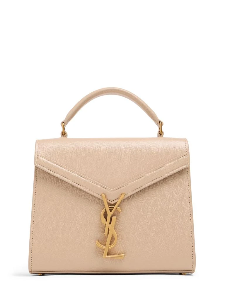 SAINT LAURENT Mini Cassandra Leather Top Handle Bag