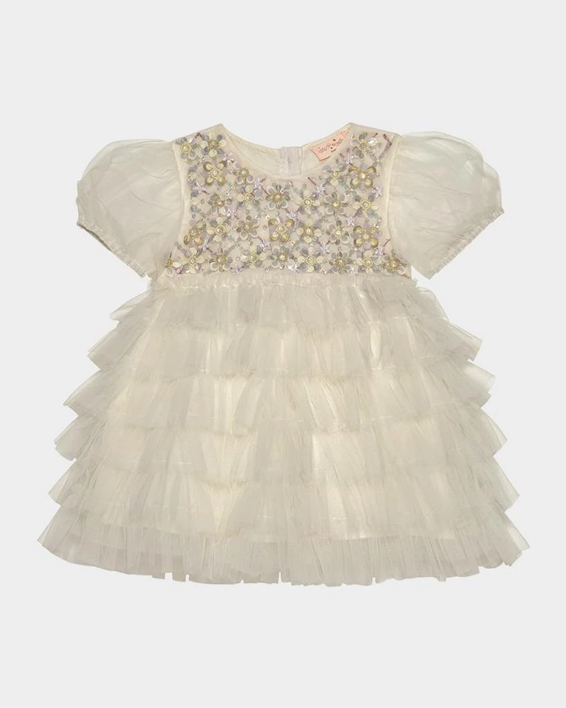 Tutu Du Monde Girl
s Bebe Meadow Embellished Tulle Dress, Size Newborn-24M 1