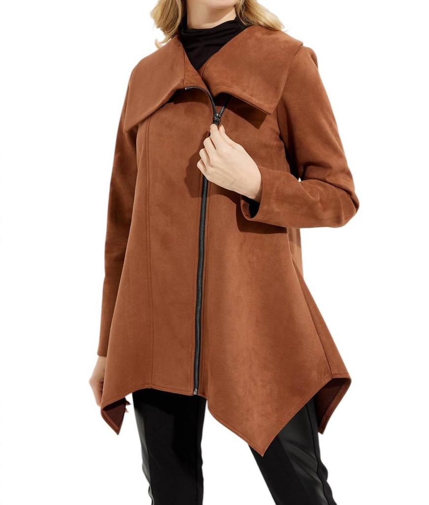 JOSEPH RIBKOFF Joseph Ribkoff - Faux Suede Jacket