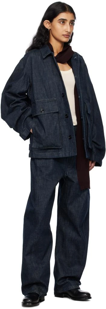 Lemaire Indigo Boxy Denim Jacket 5