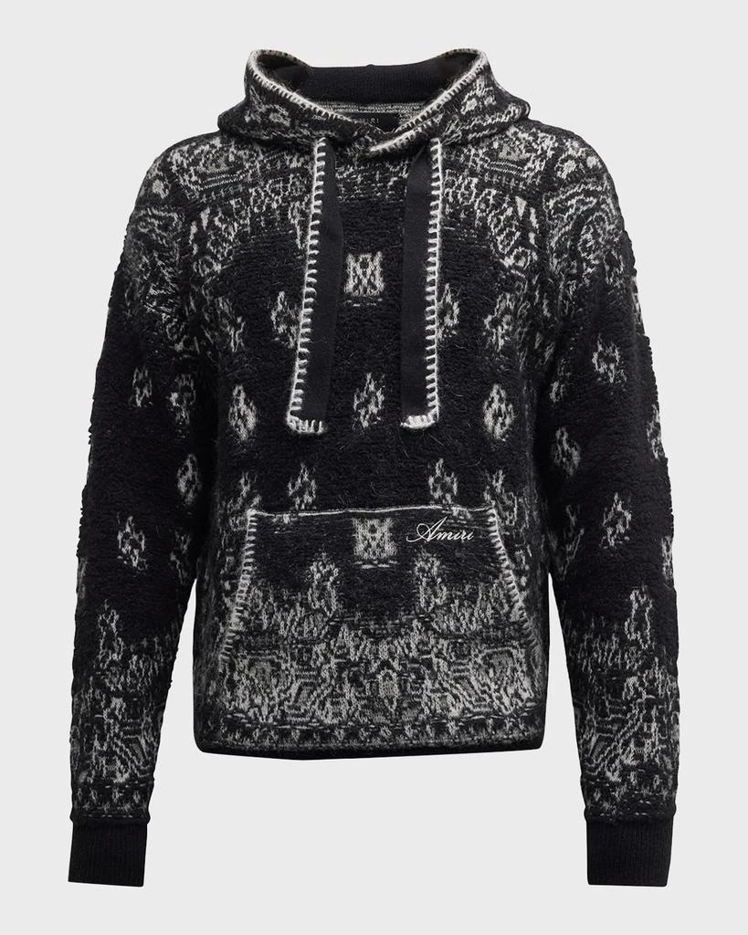 AMIRI Men's Bandana Knit Hoodie 3