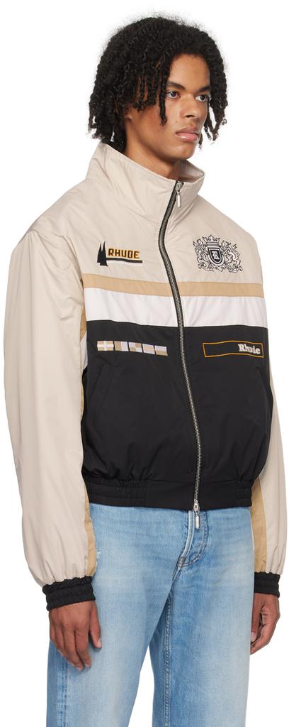 Shop Beige Sailing Sport Jacket on Sale at BeyondStyle – Get 74