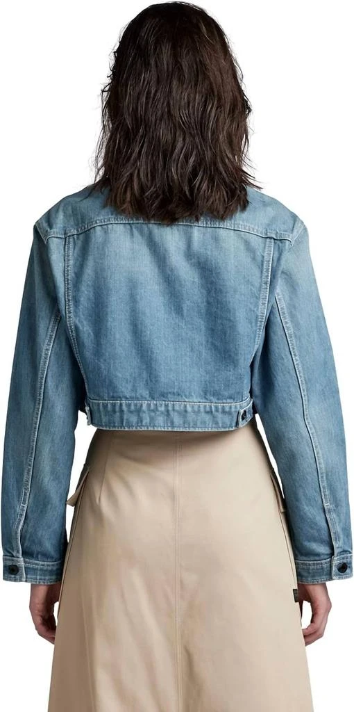 G-Star Cropped Denim Jacket In Antique Faded Moonlit Ocean 2