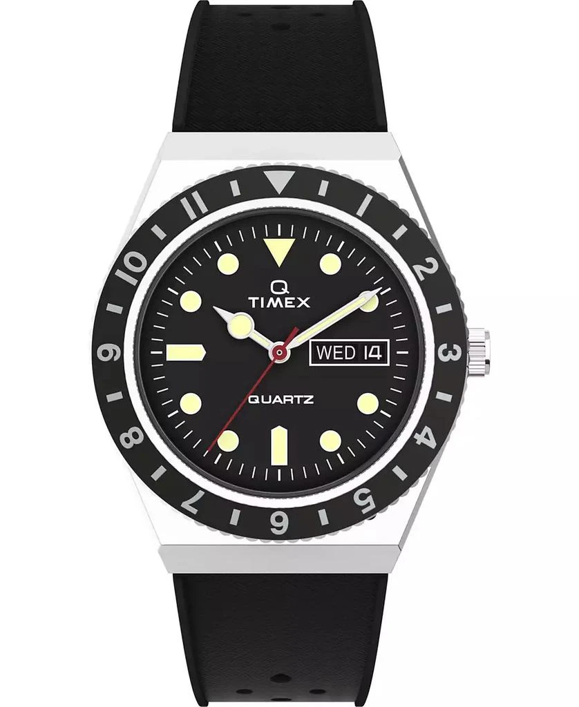 Timex Men's Q Diver Black Synthetic Watch 38mm 1