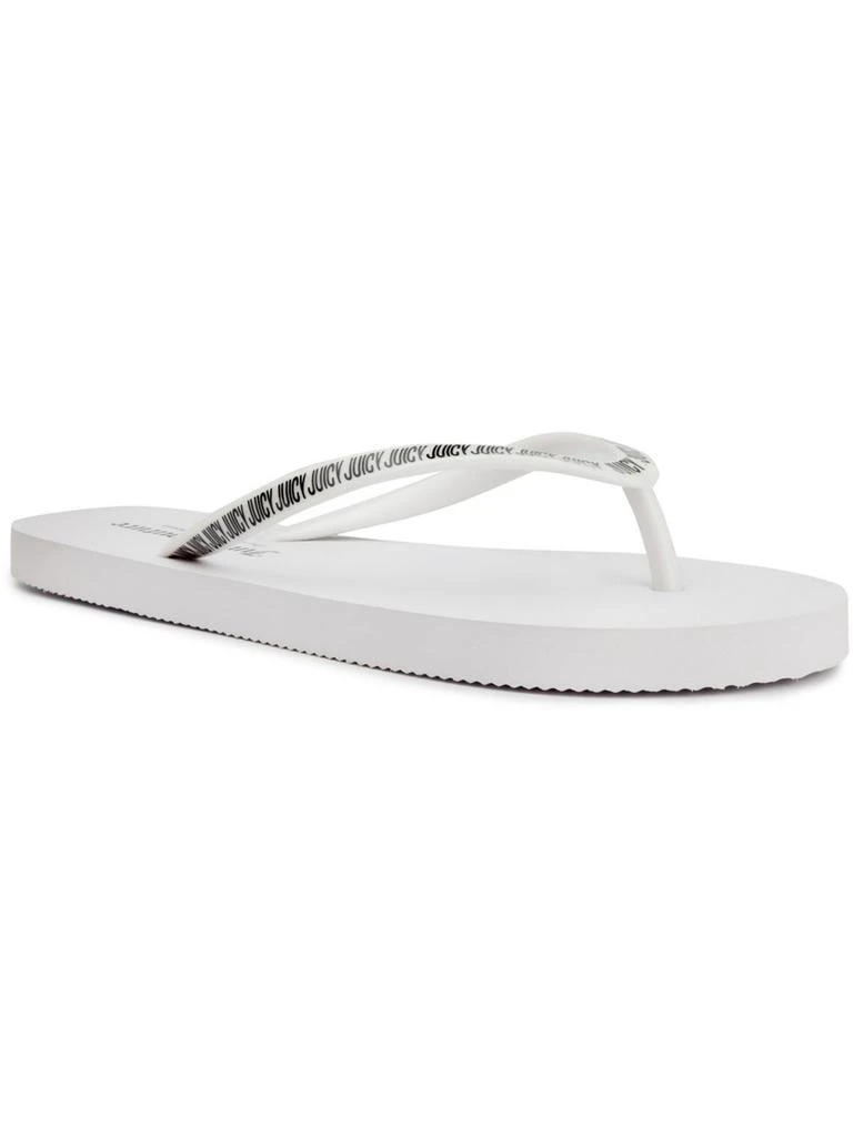 Juicy Couture Savor Womens Slip-On Signature Flip-Flops 3