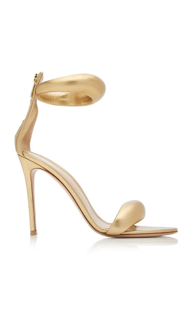 Gianvito Rossi Gianvito Rossi - Bijoux Leather Sandals - Gold - IT 36 - Moda Operandi 1