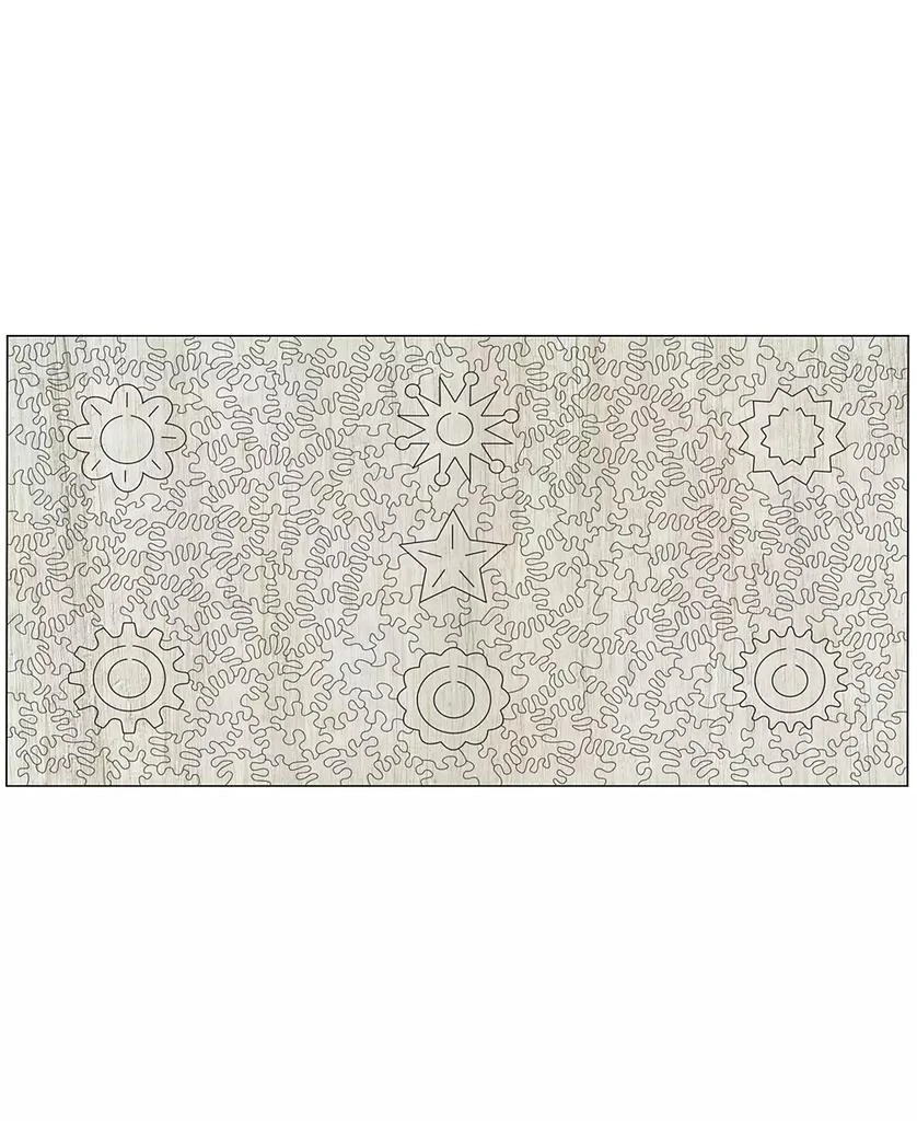AreYouGame Wooden Jigsaw Puzzle Circles, 309 Pieces 6