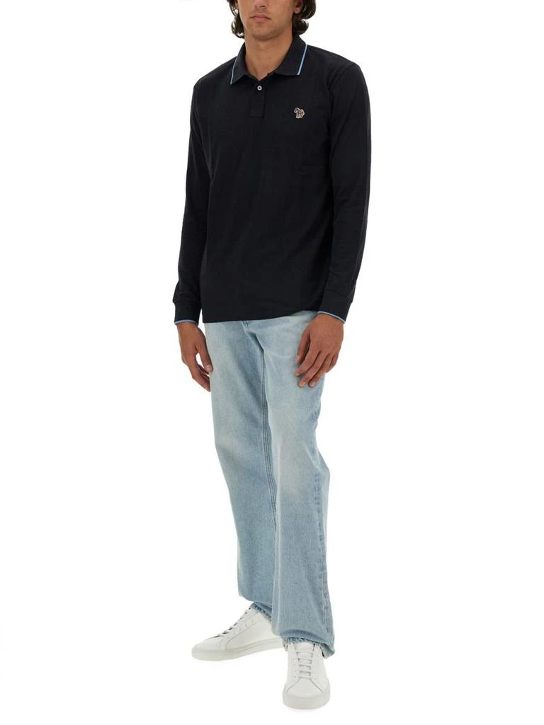 Paul Smith Ps Paul Smith Polo Shirt With Zebra Patch 2