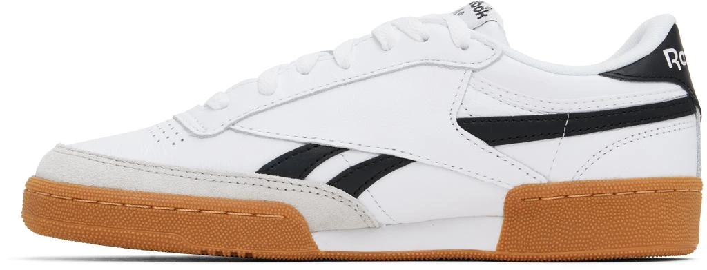 Reebok White & Black Club C Revenge Vintage Sneakers 3