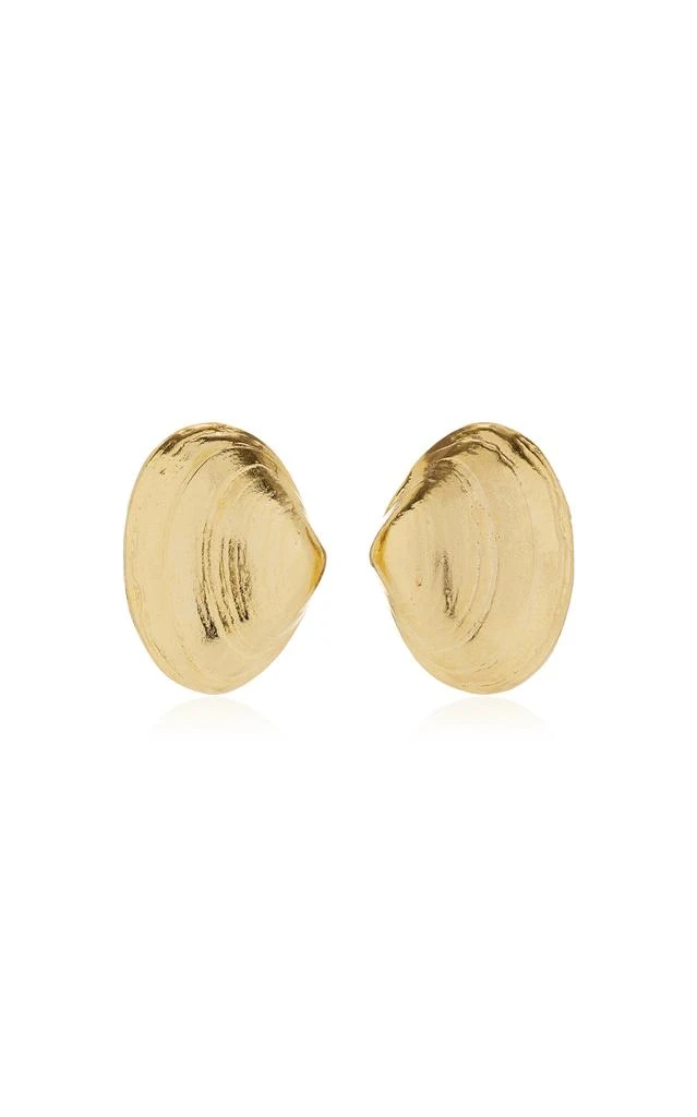 BEN-AMUN Ben-Amun - Exclusive 24K Gold-Plated Shell Earrings - Gold - OS - Moda Operandi - Gifts For Her 1