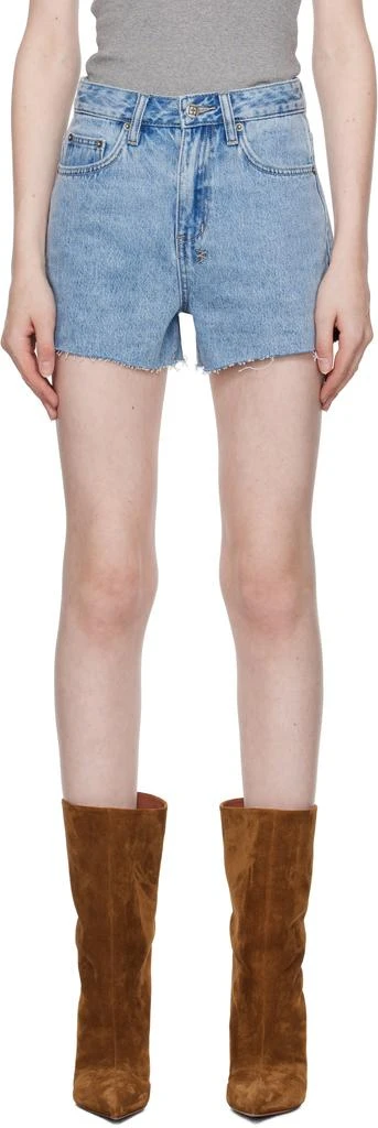 Ksubi Blue Rise N Hi Authentik Denim Shorts 1
