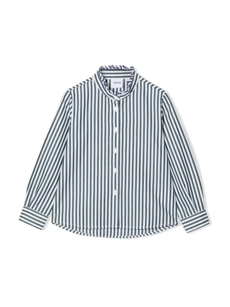 Aspesi M/l Striped Shirt 1