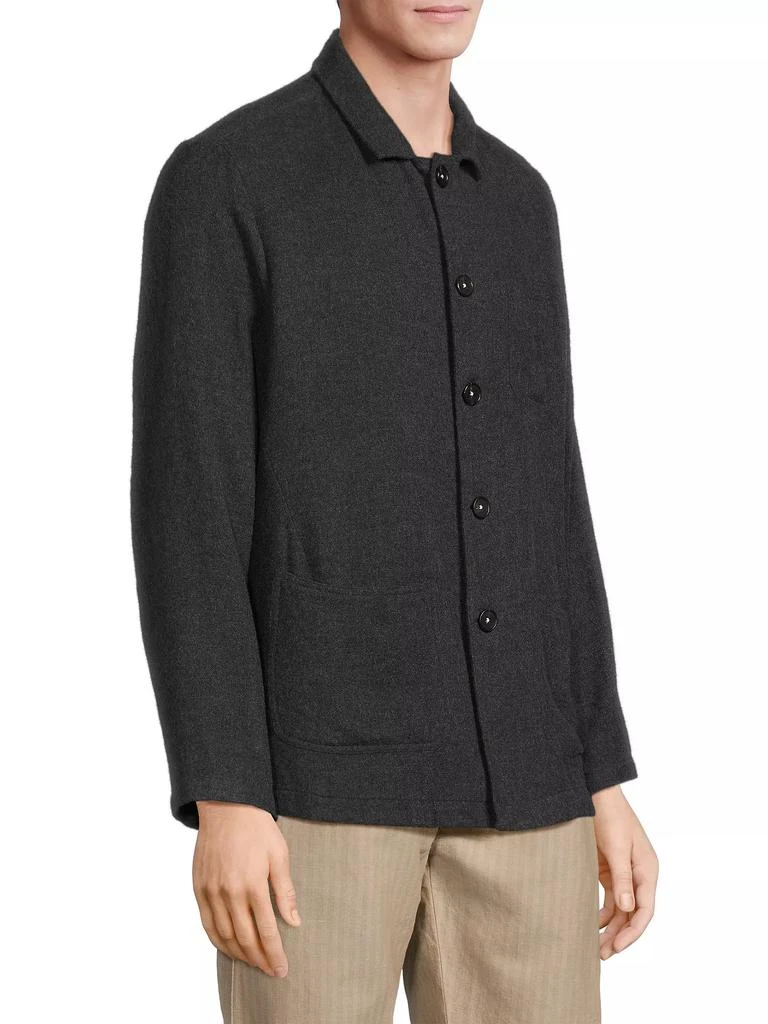 Massimo Alba Florida Wool-Silk Shirt Jacket 4