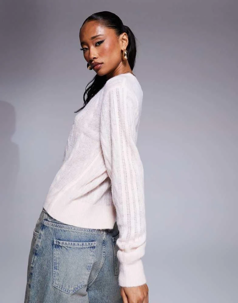 Adidas adidas Originals Hyper Femme jumper in pink 4