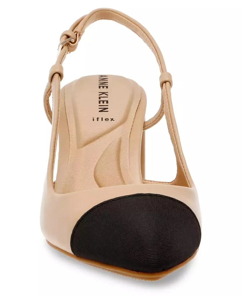 Anne Klein Women's Brooklyn Block Heel Slingback Dress Pumps 6