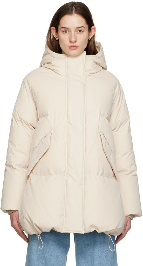 MM6 Off-White Hooded Down Puffer Jacket 1