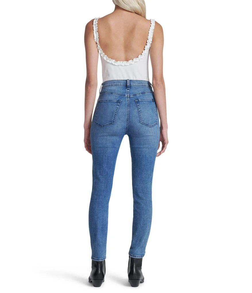 7 For All Mankind High-Waisted Ankle Skinny in Dulce 3