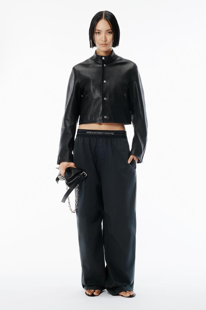 Alexander Wang Black Chino Articulated Pant - Leggings - Free