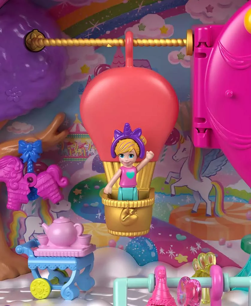Polly Pocket Unicorn Partyland Playset with 2 Micro Dolls 4