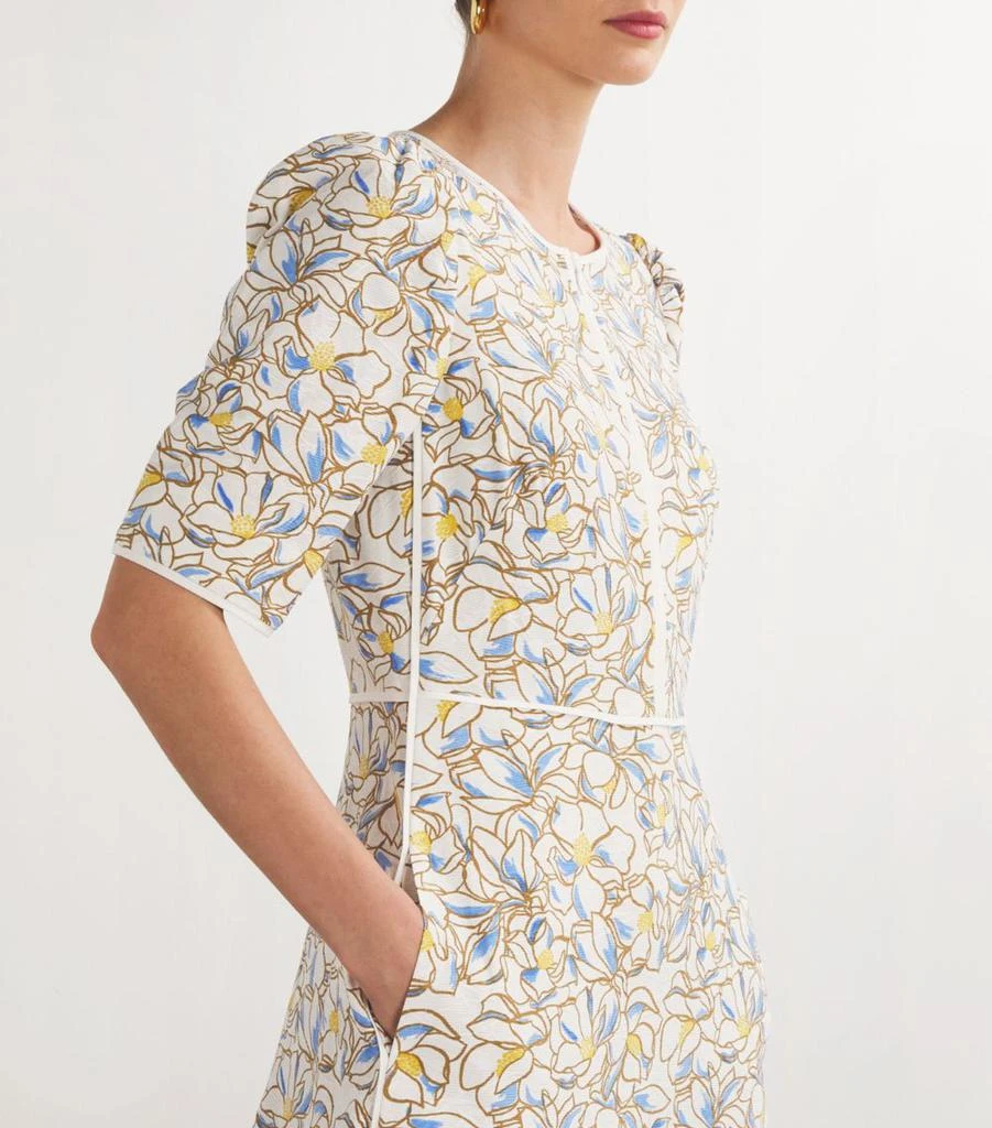 ME+EM Floral Jacquard Fit-And-Flare Dress 6