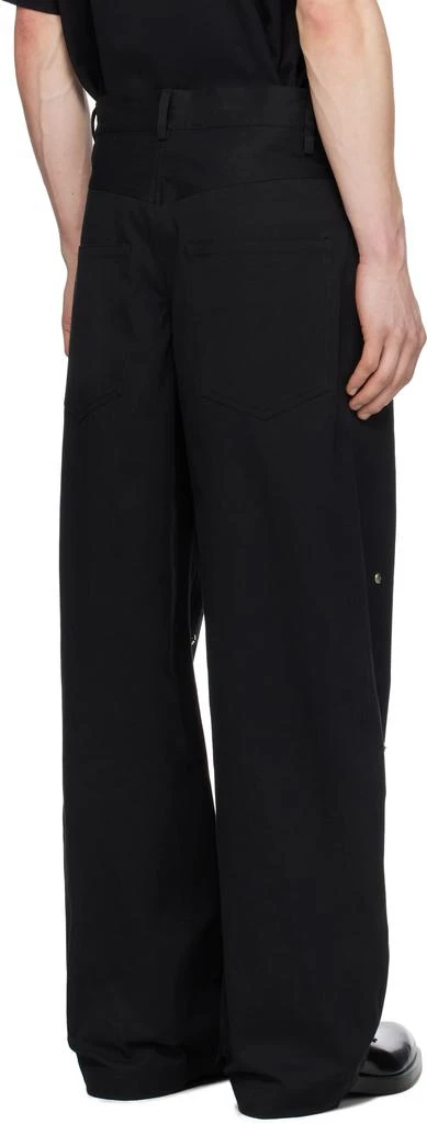 Song for the Mute Black 'Metal Bead' Boyfriend Jeans 3