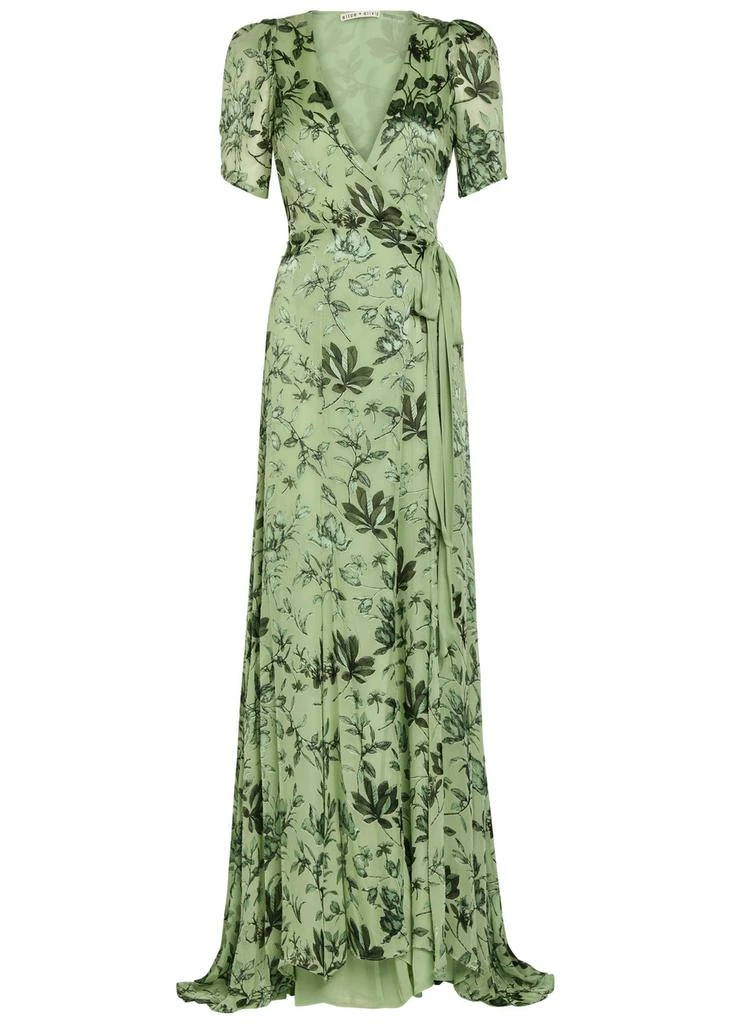 Alice + Olivia Tiana devor chiffon maxi wrap dress - Dresses & Skirts -  BeyondStyle