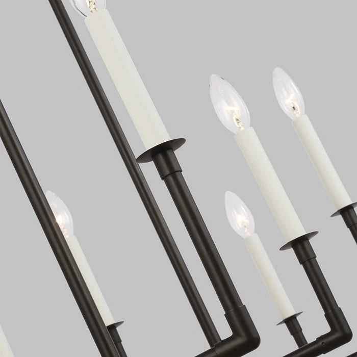 C&M by Chapman and Myers Chapman & Myers Bayview 8 Light Linear Chandelier 3