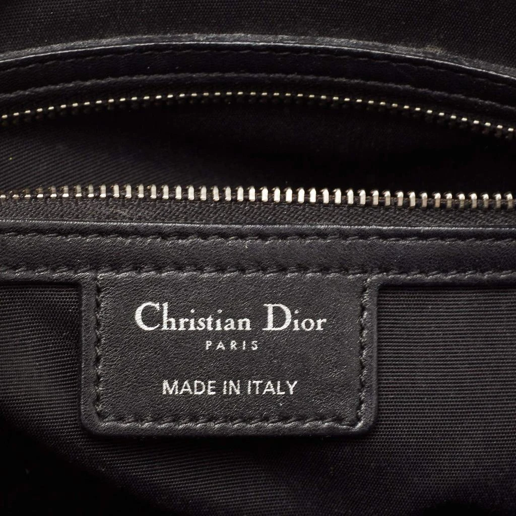 Dior Dior Black Macrocannage Leather Soft Chain Tote 10