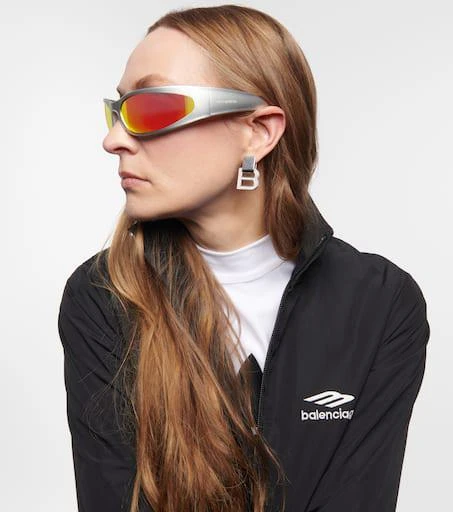 Balenciaga Reverse Xpander oval sunglasses 3