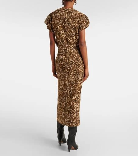 Isabel Marant Teremagd leopard-print silk-blend midi dress 3