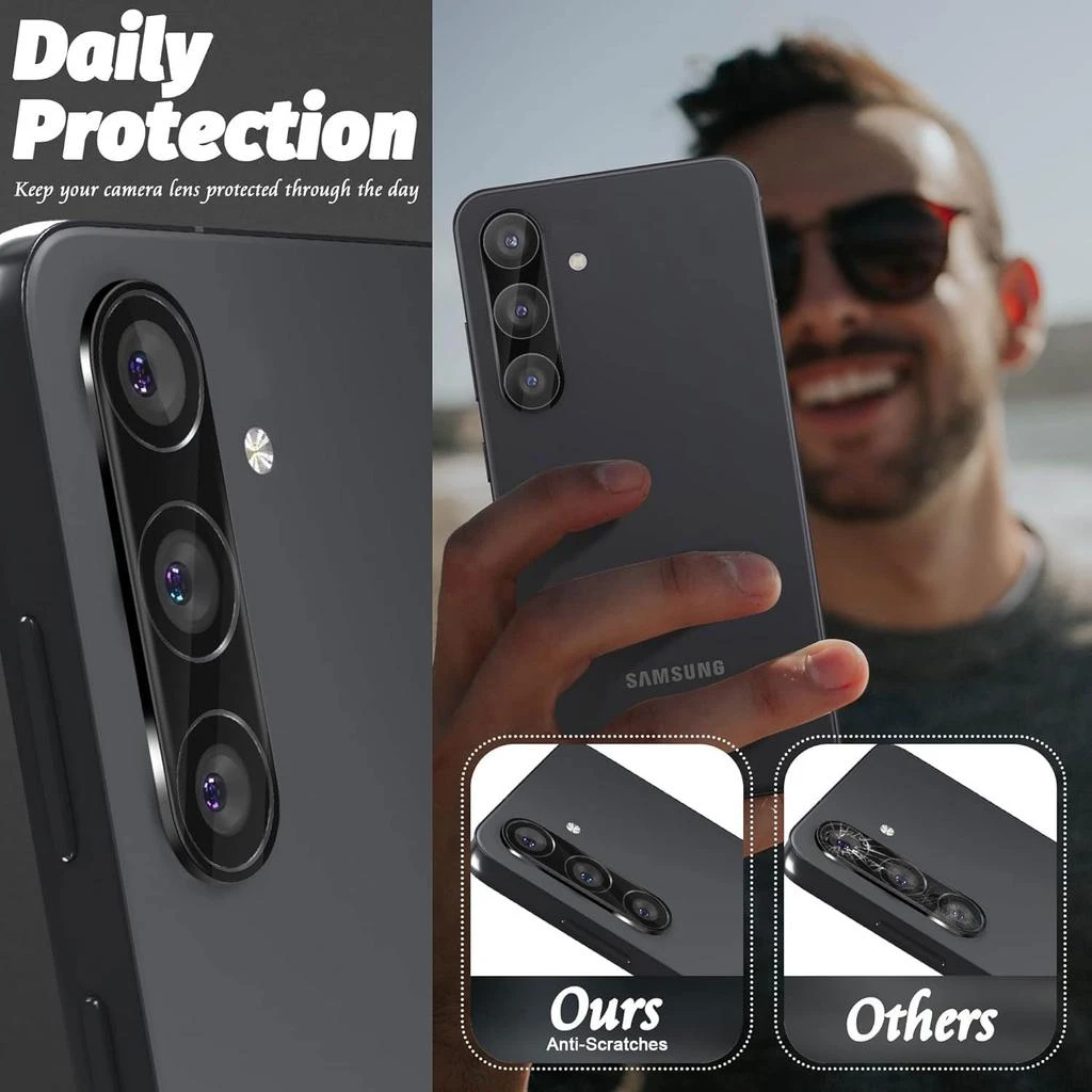 ENTRONIX Entronix Clear Camera Lens Protector Compatible with Galaxy S22 - 2-Piece Combo 5