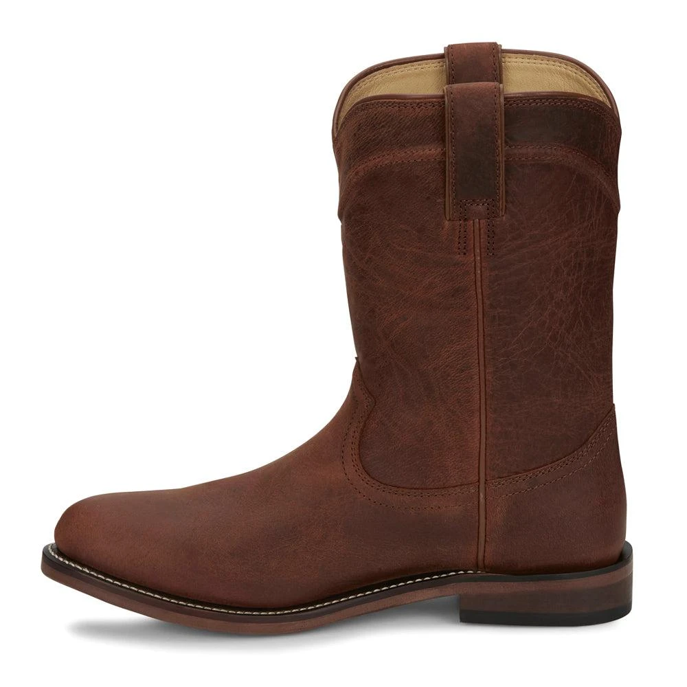Justin Boots Braswell 10 Inch Round Toe Pull On Cowboy Boots 3