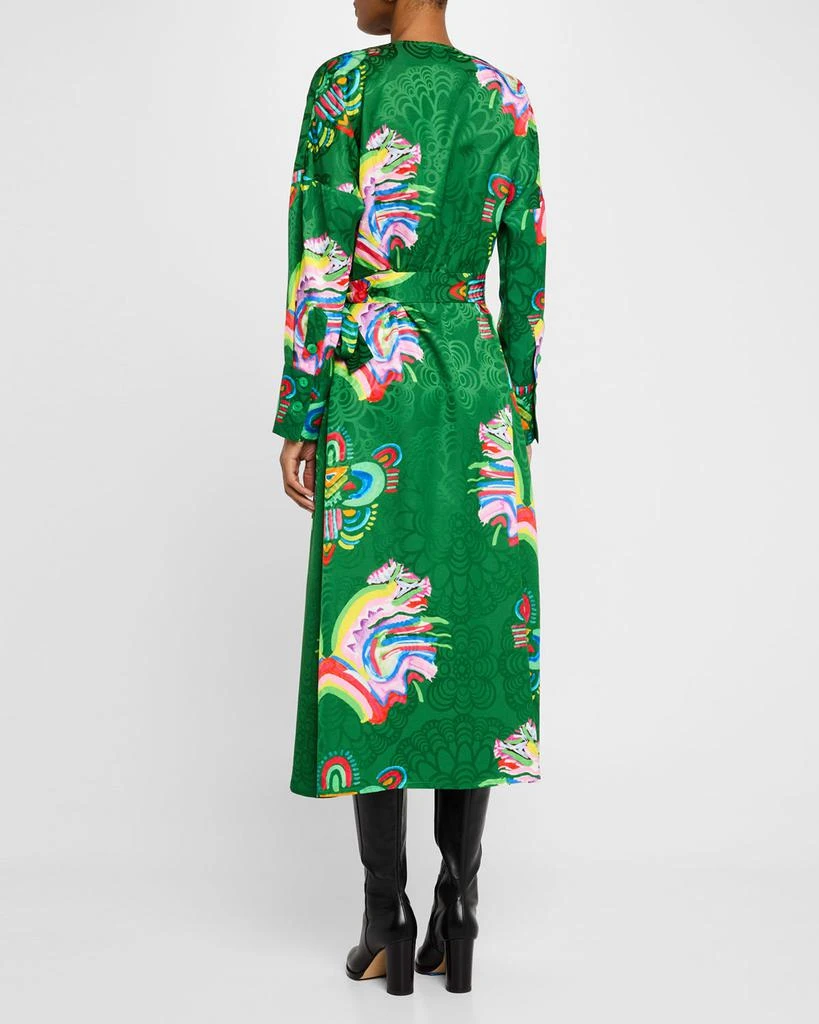 Rianna + Nina Maggie Fantasia Print Wrap Dress 3
