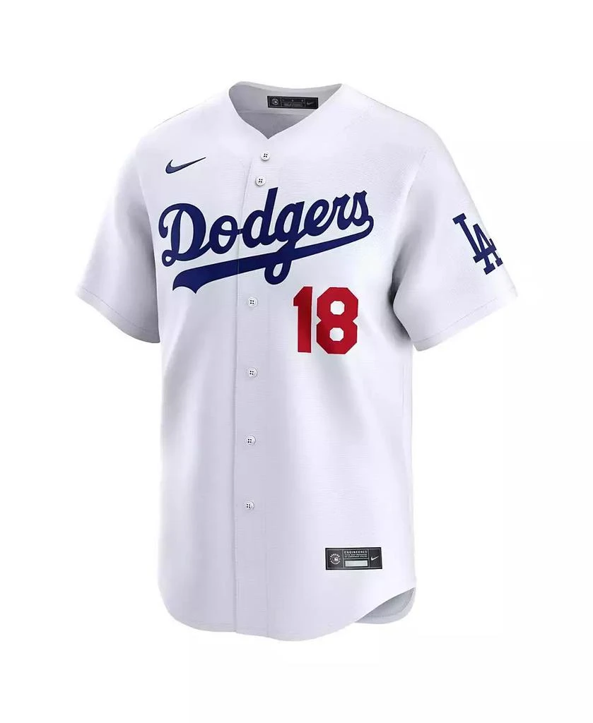 NIKE Men's Yoshinobu Yamamoto White Los Angeles Dodgers Home Limited Player Jersey 5