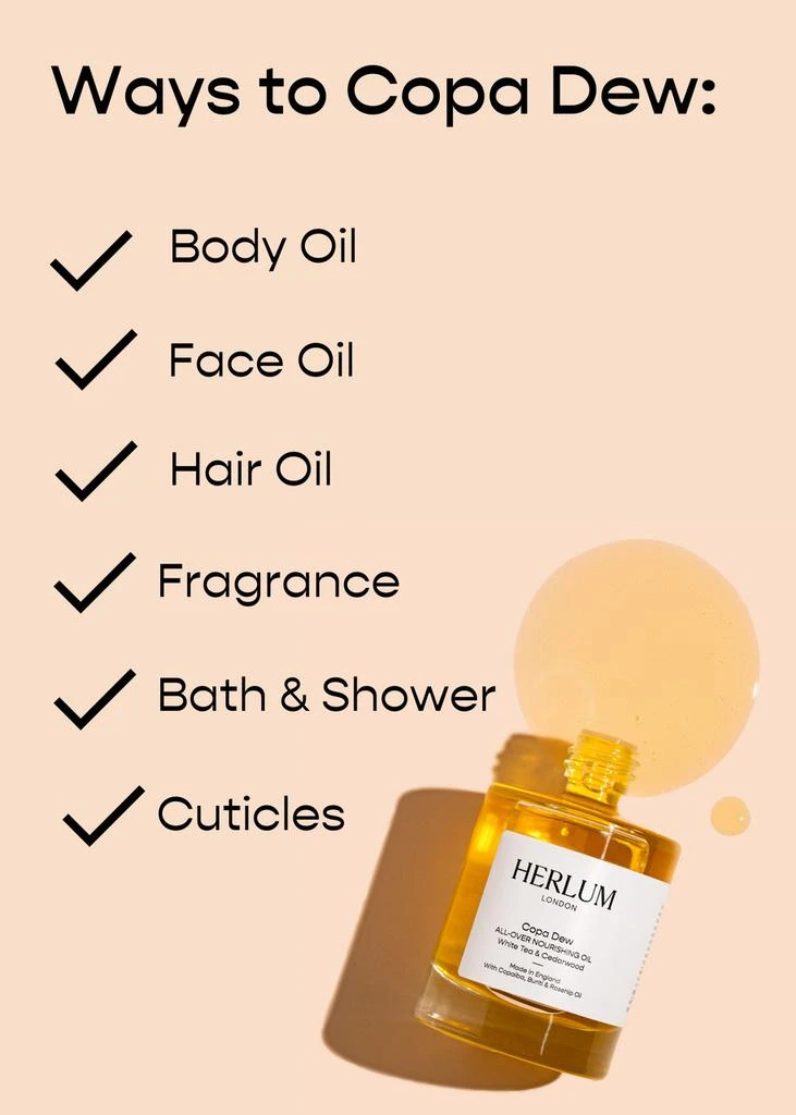 HERLUM LONDON Copa Dew All-Over Nourishing Oil 50ml 5