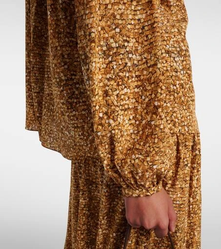 Isabel Marant Sally printed silk-blend blouse 5