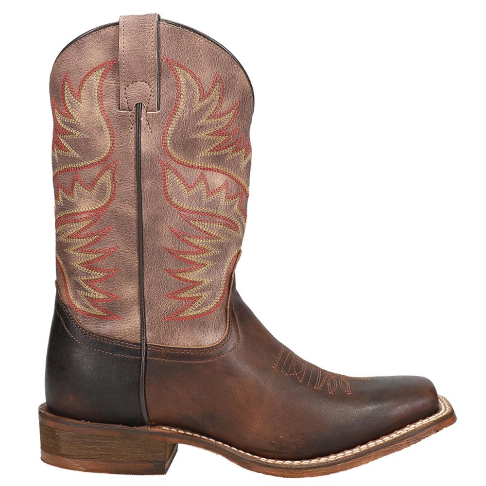 Nocona Boots Sierra Antiqued Square Toe Cowboy Boots